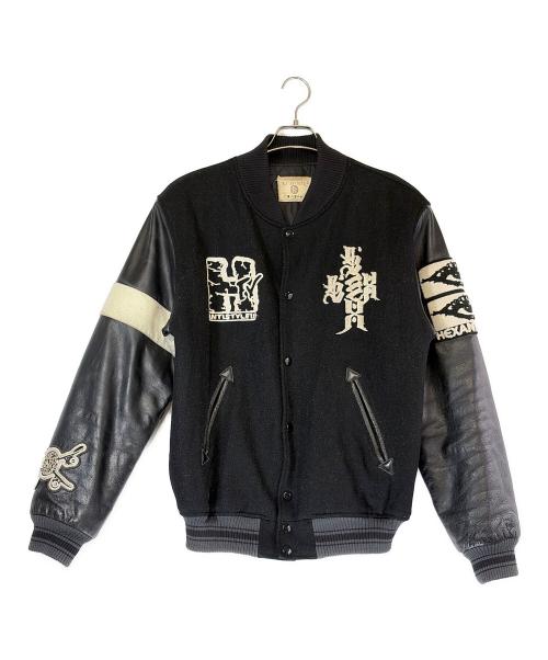 HEX ANTI STYLE（ヘックスアンチスタイル）HEX ANTI STYLE (ヘックスアンチスタイル) スタジャン ブラック サイズ:SIZE Lの古着・服飾アイテム