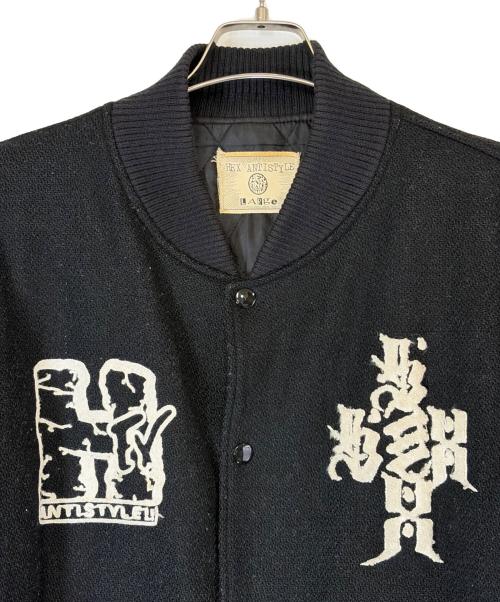HEX ANTI STYLE（ヘックスアンチスタイル）HEX ANTI STYLE (ヘックスアンチスタイル) スタジャン ブラック サイズ:SIZE Lの古着・服飾アイテム