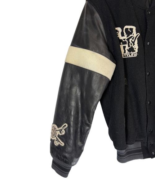 HEX ANTI STYLE（ヘックスアンチスタイル）HEX ANTI STYLE (ヘックスアンチスタイル) スタジャン ブラック サイズ:SIZE Lの古着・服飾アイテム