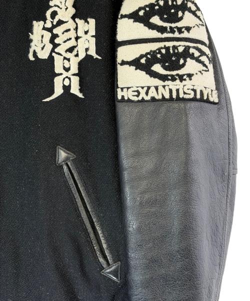 HEX ANTI STYLE（ヘックスアンチスタイル）HEX ANTI STYLE (ヘックスアンチスタイル) スタジャン ブラック サイズ:SIZE Lの古着・服飾アイテム