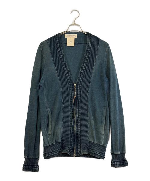 REMI RELIEF（レミレリーフ）REMI RELIEF (レミレリーフ) ジップカーディガン インディゴ サイズ:SIZE Mの古着・服飾アイテム
