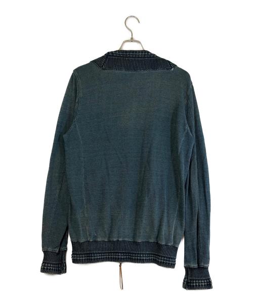 REMI RELIEF（レミレリーフ）REMI RELIEF (レミレリーフ) ジップカーディガン インディゴ サイズ:SIZE Mの古着・服飾アイテム