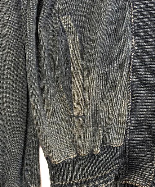 REMI RELIEF（レミレリーフ）REMI RELIEF (レミレリーフ) ジップカーディガン インディゴ サイズ:SIZE Mの古着・服飾アイテム