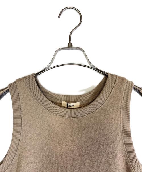Re Fiina（フィーナ）Re fiina (フィーナ) ノースリーブ・キャミソールワンピース カーキ サイズ:SIZE M 未使用品の古着・服飾アイテム