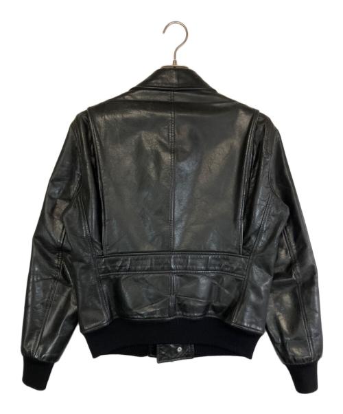 UNITED ARROWS（ユナイテッドアローズ）UNITED ARROWS (ユナイテッドアローズ) レザージャケット ブラック サイズ:SIZE 1の古着・服飾アイテム