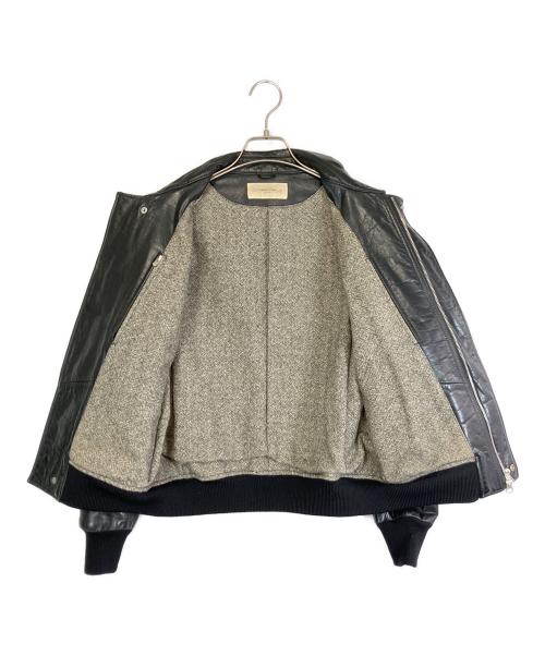 UNITED ARROWS（ユナイテッドアローズ）UNITED ARROWS (ユナイテッドアローズ) レザージャケット ブラック サイズ:SIZE 1の古着・服飾アイテム