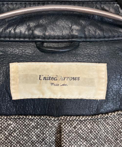 UNITED ARROWS（ユナイテッドアローズ）UNITED ARROWS (ユナイテッドアローズ) レザージャケット ブラック サイズ:SIZE 1の古着・服飾アイテム
