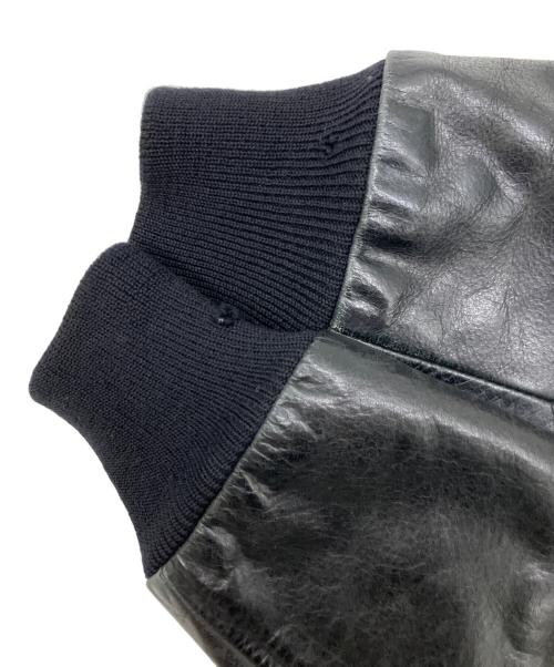 UNITED ARROWS（ユナイテッドアローズ）UNITED ARROWS (ユナイテッドアローズ) レザージャケット ブラック サイズ:SIZE 1の古着・服飾アイテム