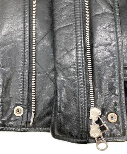 UNITED ARROWS（ユナイテッドアローズ）UNITED ARROWS (ユナイテッドアローズ) レザージャケット ブラック サイズ:SIZE 1の古着・服飾アイテム
