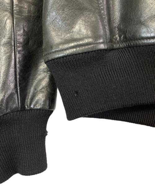 UNITED ARROWS（ユナイテッドアローズ）UNITED ARROWS (ユナイテッドアローズ) レザージャケット ブラック サイズ:SIZE 1の古着・服飾アイテム