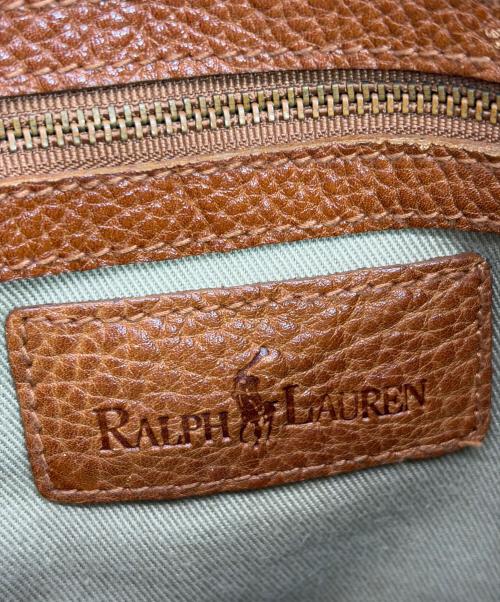 RALPH LAUREN（ラルフローレン）RALPH LAUREN (ラルフローレン) ミニボストンバッグ ブラウンの古着・服飾アイテム
