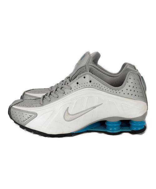NIKE（ナイキ）NIKE (ナイキ) SHOX R4（ショックス R4） ホワイト×ブルー サイズ:SIZE 27cmの古着・服飾アイテム