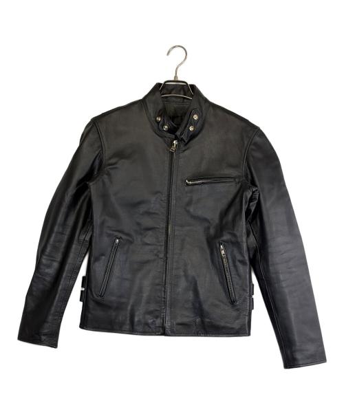HORN WORKS（ホーンワークス）HORN WORKS (ホーンワークス) ライダースジャケット ブラック サイズ:SIZE Sの古着・服飾アイテム