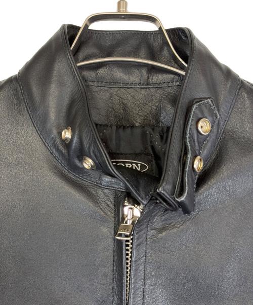 HORN WORKS（ホーンワークス）HORN WORKS (ホーンワークス) ライダースジャケット ブラック サイズ:SIZE Sの古着・服飾アイテム