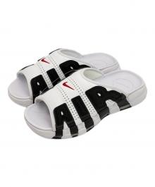 NIKE（ナイキ）の古着「Air More Uptempo Slide "White and Black" （エア モア アップテンポ スライド ホワイト アンド ブラック）」｜ホワイト×ブラック
