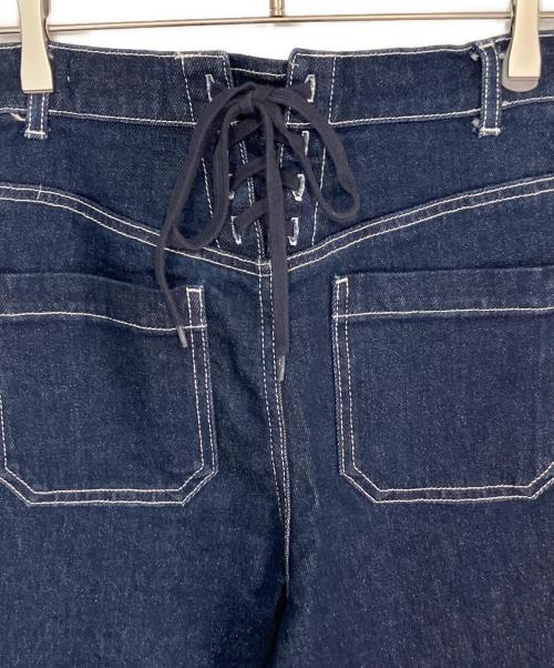Lily Brown（リリーブラウン）Lily Brown (リリーブラウン) ストレッチセミフレアデニムパンツ インディゴ サイズ:1の古着・服飾アイテム