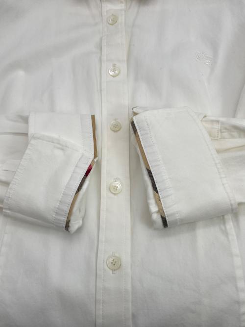 BURBERRY LONDON（バーバリーロンドン）BURBERRY LONDON (バーバリーロンドン) 長袖シャツ ホワイト サイズ:38の古着・服飾アイテム