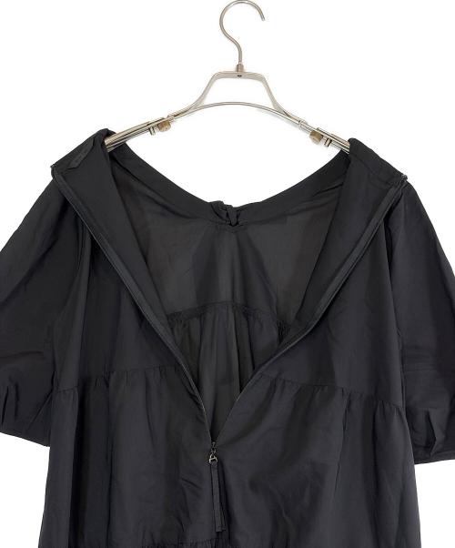 TO BE CHIC（トゥービーシック）TO BE CHIC (トゥービーシック) 半袖ワンピース ブラック サイズ:SIZE 40（M)の古着・服飾アイテム