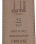 中古・古着 dunhill (ダンヒル) レザーベルト ブラック 未使用品：12000円