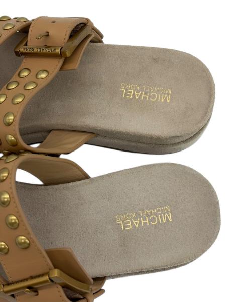 MICHAEL KORS（マイケルコース）MICHAEL KORS (マイケルコース) サンダル ブラウン サイズ:SIZE 6(23cm）の古着・服飾アイテム