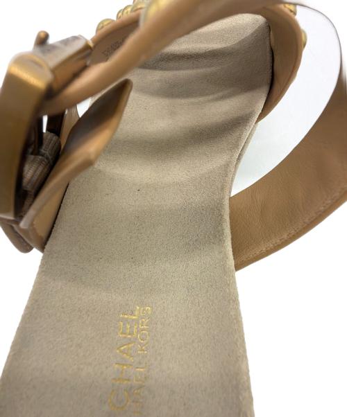 MICHAEL KORS（マイケルコース）MICHAEL KORS (マイケルコース) サンダル ブラウン サイズ:SIZE 6(23cm）の古着・服飾アイテム