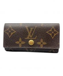 LOUIS VUITTON（ルイ ヴィトン）の古着「キーケース/ミュルティクレ4」｜ブラウン