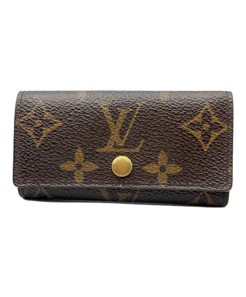 LOUIS VUITTON（ルイ ヴィトン）LOUIS VUITTON (ルイ ヴィトン) キーケース/ミュルティクレ4 ブラウンの古着・服飾アイテム