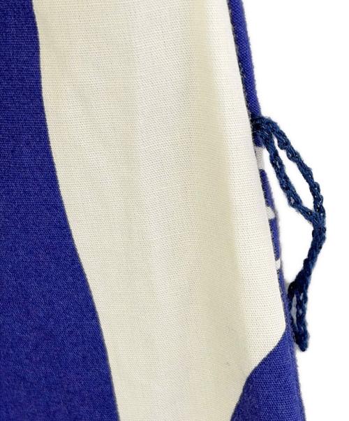 ZARA（ザラ）ZARA (ザラ) 半袖ワンピース ホワイト×ネイビー サイズ:SIZE Mの古着・服飾アイテム