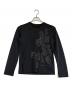 COMME des GARCONS（コムデギャルソン）の古着「長袖カットソー」｜ブラック