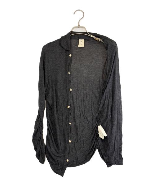 TAO COMME des GARCONS（タオ コムデギャルソン）TAO COMME des GARCONS (タオ コムデギャルソン) 薄手カーディガン グレー サイズ:SIZE Sの古着・服飾アイテム