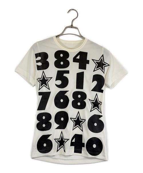 COMME des GARCONS（コムデギャルソン）COMME des GARCONS (コムデギャルソン) ロゴプリントTシャツ ホワイト サイズ:Sの古着・服飾アイテム