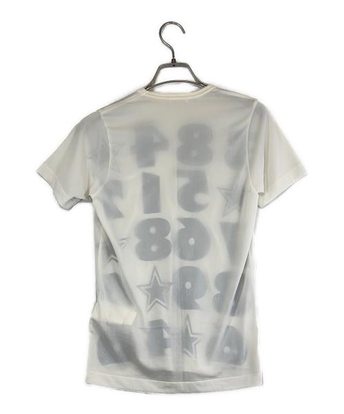 COMME des GARCONS（コムデギャルソン）COMME des GARCONS (コムデギャルソン) ロゴプリントTシャツ ホワイト サイズ:Sの古着・服飾アイテム
