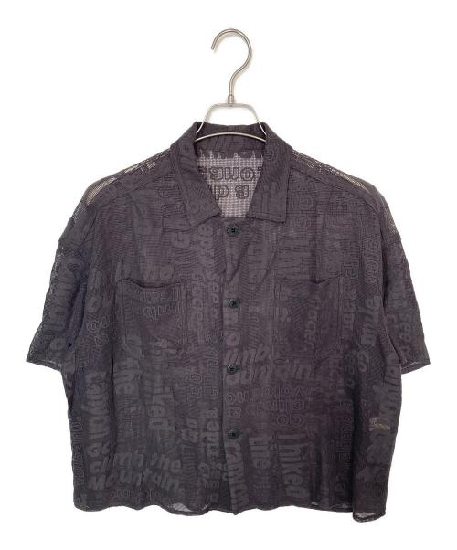 BEAMS BOY（ビームスボーイ）BEAMS BOY (ビームスボーイ) スーベニアレースシャツ グレー サイズ:表記無の古着・服飾アイテム