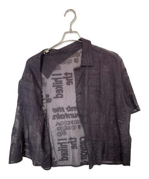 BEAMS BOY（ビームスボーイ）BEAMS BOY (ビームスボーイ) スーベニアレースシャツ グレー サイズ:表記無の古着・服飾アイテム