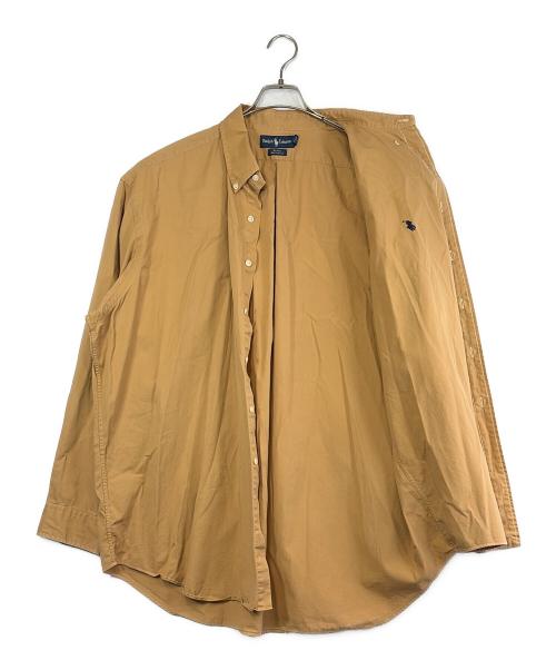 RALPH LAUREN（ラルフローレン）RALPH LAUREN (ラルフローレン) 長袖シャツ キャメル サイズ:SIZE XXLの古着・服飾アイテム