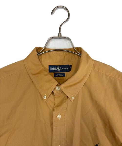 RALPH LAUREN（ラルフローレン）RALPH LAUREN (ラルフローレン) 長袖シャツ キャメル サイズ:SIZE XXLの古着・服飾アイテム