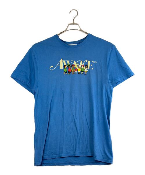 AWAKE（アウェイク）AWAKE (アウェイク) Tシャツ ブルー サイズ:SIZE Lの古着・服飾アイテム