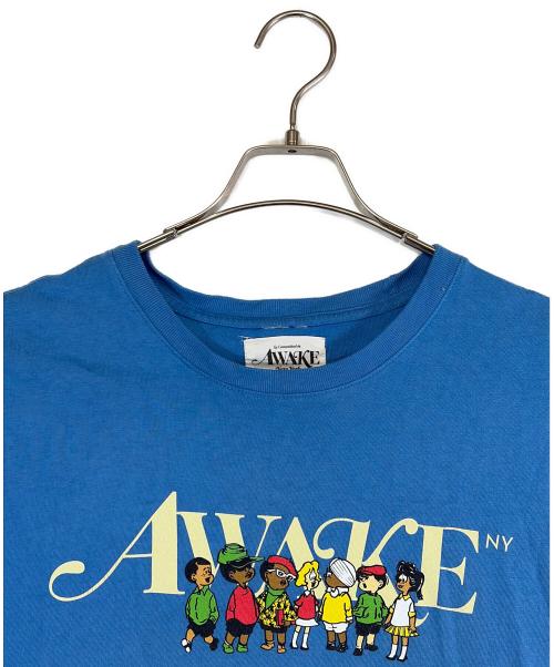 AWAKE（アウェイク）AWAKE (アウェイク) Tシャツ ブルー サイズ:SIZE Lの古着・服飾アイテム