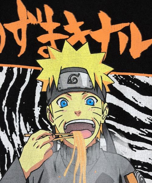 NARUTO（ナルト）NARUTO (ナルト) Tシャツ ブラック サイズ:SIZE Lの古着・服飾アイテム