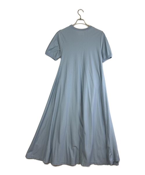 BEAMS BOY（ビームスボーイ）BEAMS BOY (ビームスボーイ) 半袖ワンピース/カットツイルマキシワンピース スカイブルー サイズ:SIZE Freeの古着・服飾アイテム