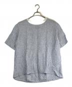 maillotマイヨ）の古着「半袖Tシャツ」｜ブルー×ホワイト
