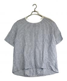 maillot（マイヨ）の古着「半袖Tシャツ」｜ブルー×ホワイト