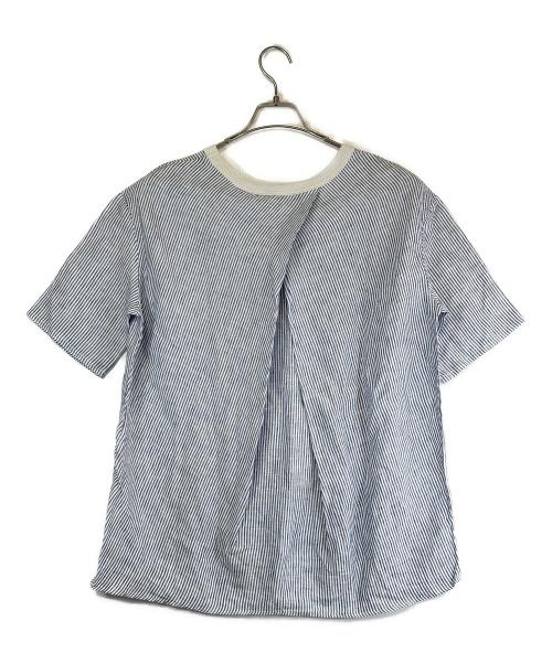 maillot（マイヨ）maillot (マイヨ) 半袖Tシャツ ブルー×ホワイト サイズ:SIZE 1（S）の古着・服飾アイテム