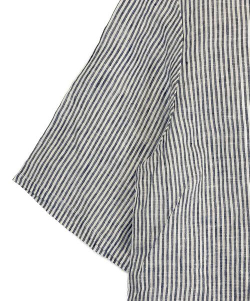 maillot（マイヨ）maillot (マイヨ) 半袖Tシャツ ブルー×ホワイト サイズ:SIZE 1（S）の古着・服飾アイテム