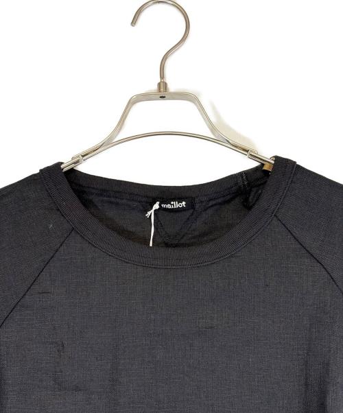 maillot（マイヨ）maillot (マイヨ) 長袖Tシャツ ブラック サイズ:SIZE 2（M）の古着・服飾アイテム