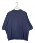 maillot (マイヨ) Set In Half Sleeve Big Trainer/セットイン ハーフスリーブ ビッグ トレーナー/半袖スウェット ブルー サイズ:3：5000円