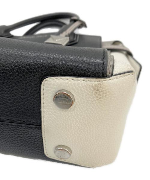 MICHAEL KORS（マイケル・コース）MICHAEL KORS (マイケル・コース) 2WAYバッグ ホワイト×ブラックの古着・服飾アイテム