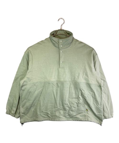 is-ness（イズネス）is-ness (イズネス) スウェット 黄緑 サイズ:Lの古着・服飾アイテム