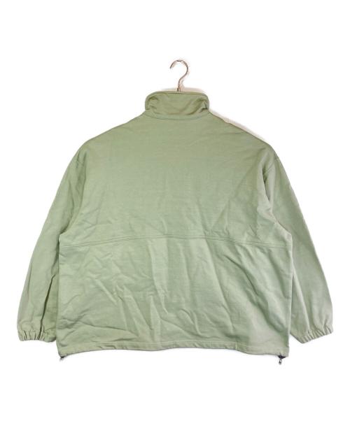 is-ness（イズネス）is-ness (イズネス) スウェット 黄緑 サイズ:Lの古着・服飾アイテム