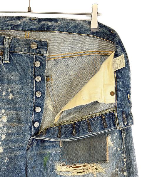 LEVI'S VINTAGE CLOTHING（リーバイス ビンテージ クロージング）LEVI'S VINTAGE CLOTHING ﾃﾞﾆﾑﾊﾟﾝﾂ/501XX HARD WORN&REPAIRED/ｺﾞｰﾏﾙｲﾁﾀﾞﾌﾞﾙｴｯｸｽﾊｰﾄﾞｳｫｰﾝｱﾝﾄﾞﾘﾍﾟｱｰﾄﾞ インディゴ サイズ:SIZE 36（M）の古着・服飾アイテム